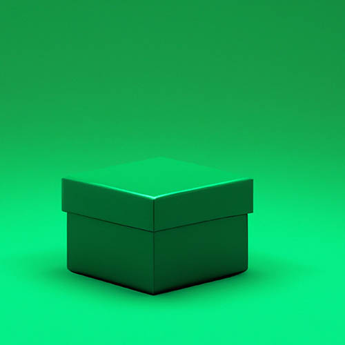 Packreate » Green box on green background 12 images